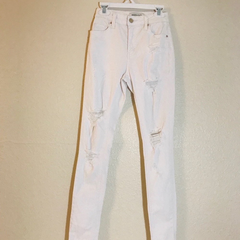 Angel kiss High waist kids size 00 white jeans